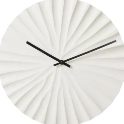 Klok Igon Off-White^ Wanddecoratie|Klokken