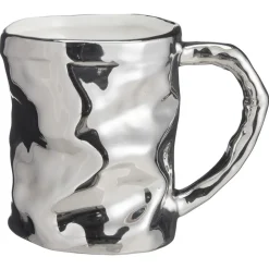 Mok Met Oor Blend Zilver 300ml^ Mokken