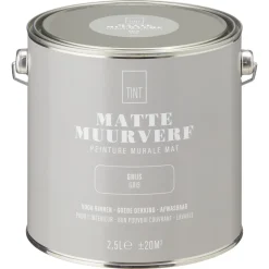 Muurverf Mat 2.5 l^ Muurverf