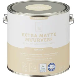 Muurverf Professional Ginger 2.5 l^ Muurverf