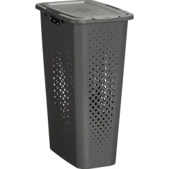 Wasmand Rattan Ruit Antraciet 40 l^ Wasmanden